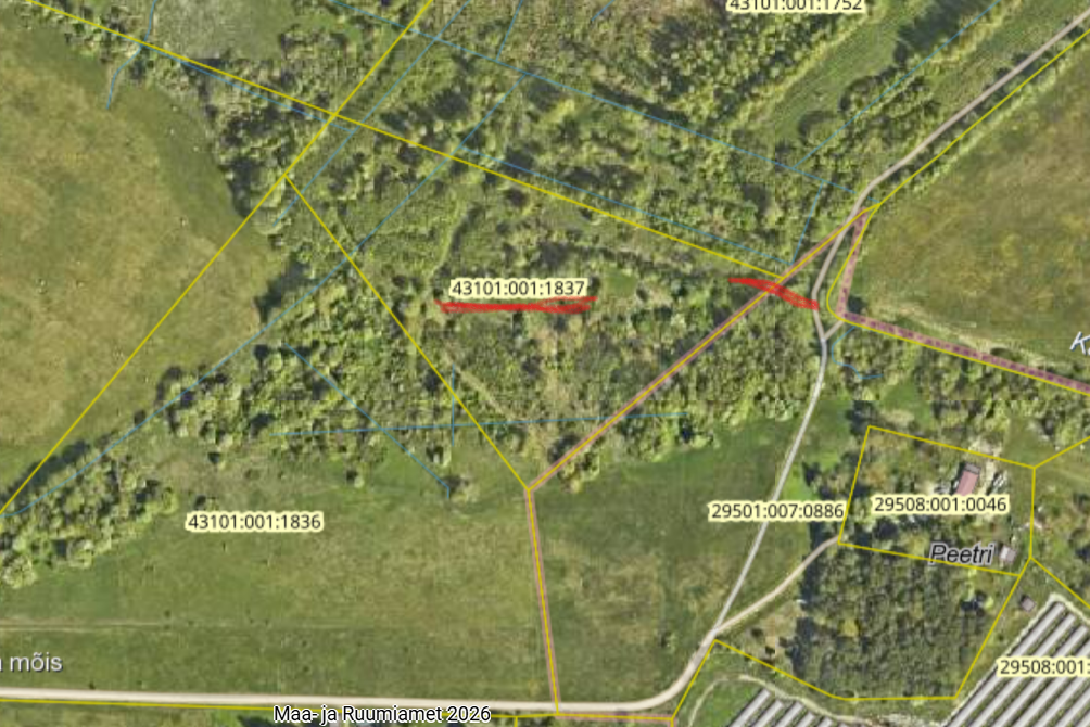 Suur privaatne kinnistu Keila kõrval